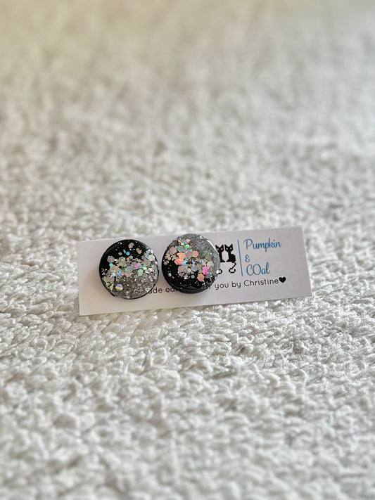 Starry Night Medium Circle stud