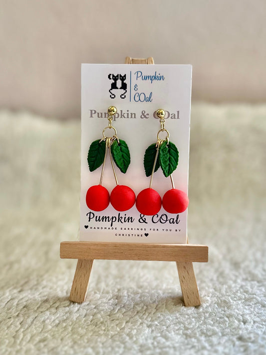 Long stem cherry stud