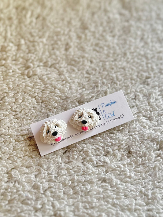 Cotton Candy Shih Tzu Medium stud