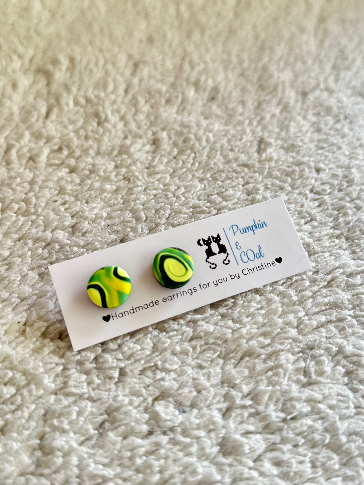 Turtle Shell Circle stud